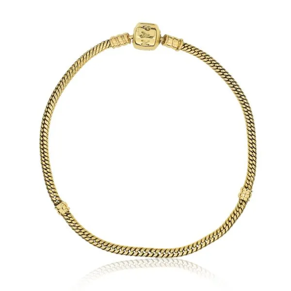 Pandora yellow on sale gold bracelet